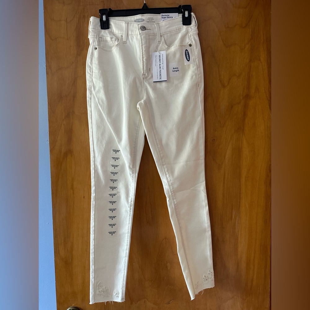 White old navy jeans!